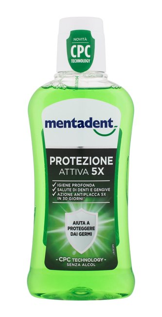 Mentadent Active Protection Ústní voda 5X 400 ml unisex