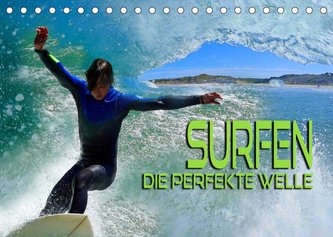 Surfen - die perfekte Welle (Tischkalender 2022 DIN A5 quer)
