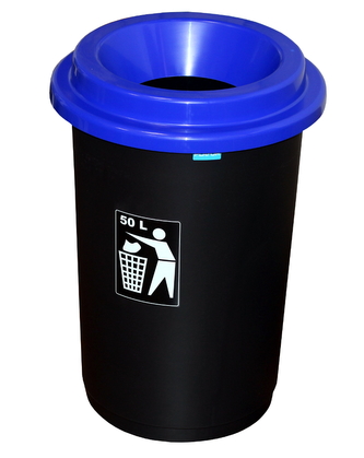 Koš EKO modré víko 50 L