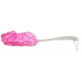 Žínka S RUKOJETÍ masážní, 42x9 cm, plast, mix barev , váha 96 g