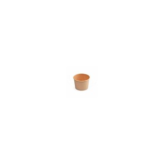 Papírová miska kulatá hnědá 500 ml, M (Ø 115 mm) [50 ks]