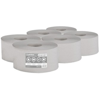 Toaletní papír Jumbo PrimaSoft 190, 1vr., šedý