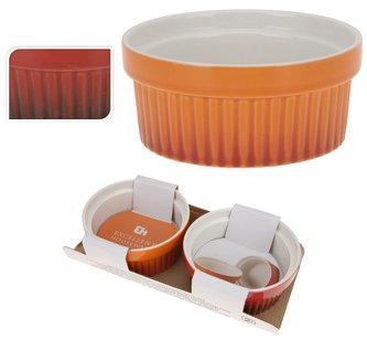 Miska zapékací 2 ks/260 ml porcelán