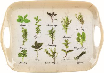 Tác 36x25,5cm Herbs s uchy melamin