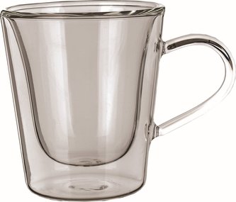 Hrnek skleněný dvoustěnný DOBLO 110 ml