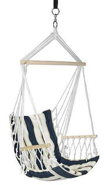 Křeslo houpací závěsné 100x50cm CRAIG modré