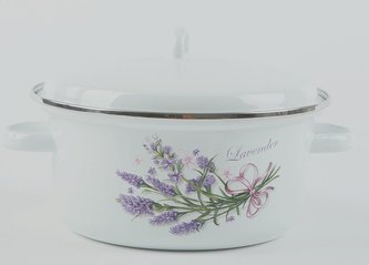 Rendlík 2 l smalt s poklicí levandule 18 cm