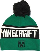 Zimní pletená čepice Minecraft: Creeper Logo (universální)