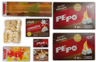 Sada podpalovací 8 ks PE-PO dárkové balení