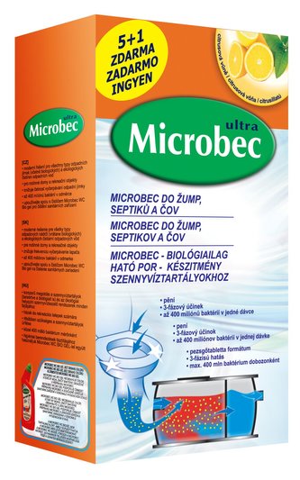 Přípravek pro biologický rozklad obsahu jímek a žump 6x25 g