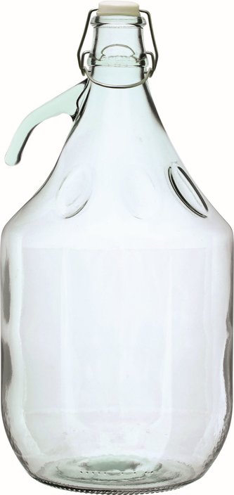 Demižon 5 l s pákovým uzávěrem