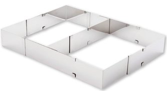 Forma na dort posuvná hranatá MEYERHOFF nerez Forma na dort posuvná hranatá MEYERHOFF nerez