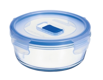 Dóza 420 ml skleněná kulatá PURE BOX