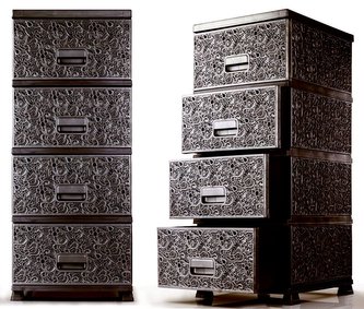 Komoda polyratan 44x38x90,5 cm RAF wenge Komoda polyratan 44x38x90,5 cm RAF wenge