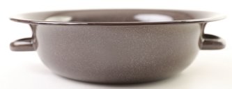 Umyvadlo smalt s uchy 9l Olymp hnědý granit