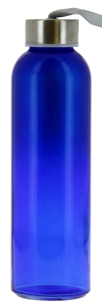 Láhev 500 ml skleněná HOLLYWOOD tmavě modrá