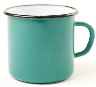 Hrnek smalt 0,4 l mořská vlna