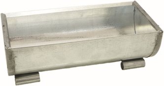 Obal na květiny 300x140x95mm půlkulatý balkónový pozink