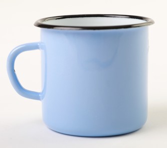 Hrnek smalt 250 ml světle modrý