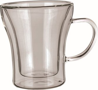 Hrnek skleněný dvoustěnný DOBLO 200 ml