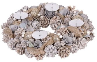 Věnec adventní 34 cm MagicHome bílý