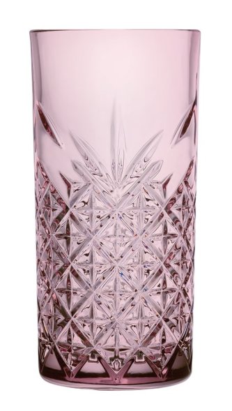 Sklenice 450 ml TIMELESS růžová 4 ks