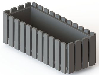 Truhlík 75 cm taupe Fency