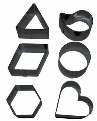 Vykrajovačka na minidortíky sada 6 ks nerez