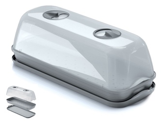 Sadbovač RESPANA TABLE GREENHOUSE 51,5x19,6x18,5 cm šedý plas