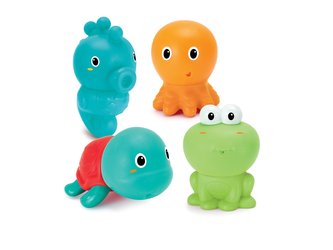 Zvířátka do koupele šroubovací 4 ks