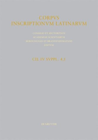 Corpus inscriptionum Latinarum. Pars quarta