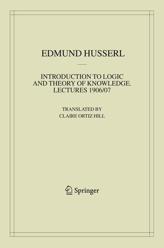 Introduction to Logic and Theory of Knowledge