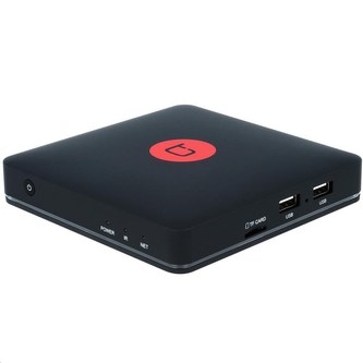 Techbite multimediální centrum Flix TV Box 4K, Wi-Fi, LAN, HDMI, 2x USB, Android TV 8.0