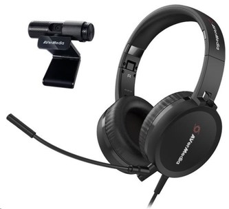 AVerMedia Videokonferenční set BO317, webkamera + sluchátka