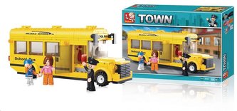 Sluban B-0507 Školní autobus 219 dílků