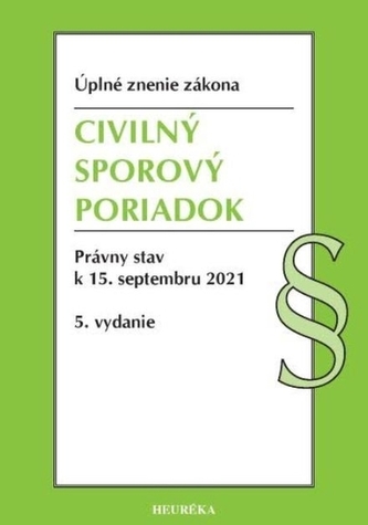 Civilný sporový poriadok. Úzz, 5. vyd., 9/2021