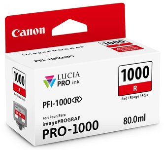 Canon BJ CARTRIDGE PFI-1000 R (Red Ink Tank)