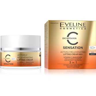 E. C-sensation denní a noční krém 3 v 1 proti vráskám 60+ 50 ml