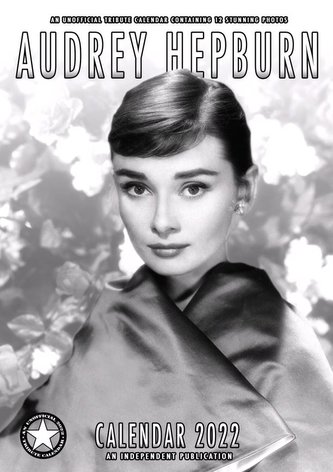 Kalendář 2022: Audrey Hepburn (A3 29,7 x 42 cm)