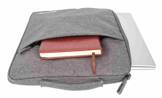 MANHATTAN Pouzdro Seattle Notebook Sleeve 15.6\", Voděodolný, šedá