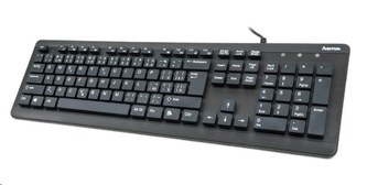 Hama voděodolná klávesnice KC-600, kabelová, černá Hama voděodolná klávesnice KC-600, kabelová, černá