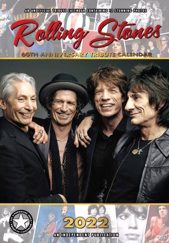 Kalendář 2022: Rolling Stones (A3 29,7 x 42 cm)