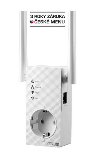 ASUS RP-AC53 Wireless AC750 Dualband Range Extender, AP/repeater přímo do zásuvky, 1x 10/100 RJ45 ASUS RP-AC53 Wireless AC750 Dualband Range Extender, AP/repeater přímo do zásuvky, 1x 10/100 RJ45