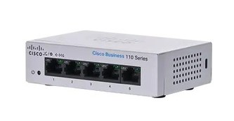 Cisco switch CBS110-5T-D, 5xGbE RJ45, fanless Cisco switch CBS110-5T-D, 5xGbE RJ45, fanless