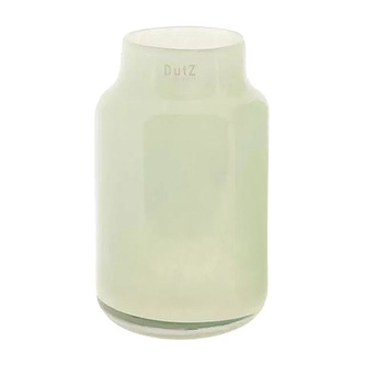 Skleněná váza DutZ, Vase Nova C, výška 25 cm, průměr 15 cm, barva mentolová
