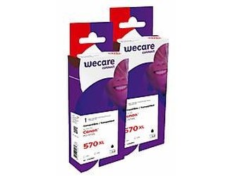 WECARE Armor cartridge pro CANON Pix. MG5751 (PGI570BKXL), sada černá pigm., 2x25ml