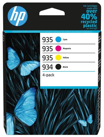HP 934 Black / 935 CMY Ink Cartridge 4-Pack HP 934 Black / 935 CMY Ink Cartridge 4-Pack