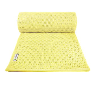 Dětská pletená deka summer, yellow / žlutá Dětská pletená deka summer, yellow / žlutá