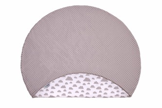 MAXI PODLOŽKA MINKY, white / grey clouds MAXI PODLOŽKA MINKY, white / grey clouds