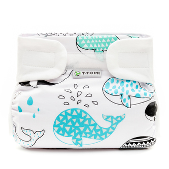 Ortopedické abdukční kalhotky - suchý zip, whales (5-9kg)